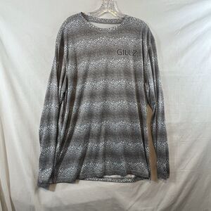 GILLZ LS UV Extreme Sting Ray Pullover Long Sleeve Shirt Blue Men’s 2XL Fishing